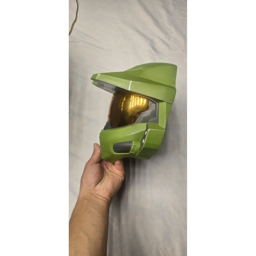 Halo Master Chief Helmet Mask Disguise Cosplay Halloween Costume Kids - Picture 3 of 8